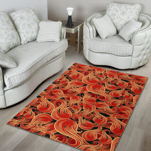 Load image into Gallery viewer, Fire flame pattern Area Rug
