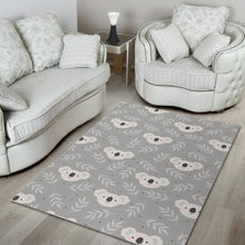 Load image into Gallery viewer, Cute koala leaves pattern Area Rug
