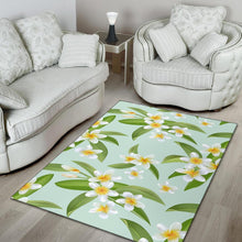 Load image into Gallery viewer, Yellow Plumeria Pattern Print Design PM024 Area Rugs
