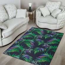 Load image into Gallery viewer, Palm Leaves Pattern Print Design PL04 Area Rugs

