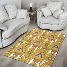 Load image into Gallery viewer, Camels ethnic motif pattern Area Rug

