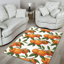 Load image into Gallery viewer, Oranges pattern background Area Rug
