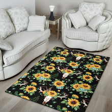 Load image into Gallery viewer, Sunflower Pattern Print Design SF08 Area Rugs
