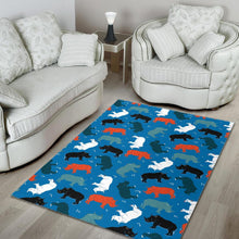 Load image into Gallery viewer, Colorful rhino pattern Area Rug
