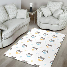 Load image into Gallery viewer, Cute Siberian Husky pattern Area Rug
