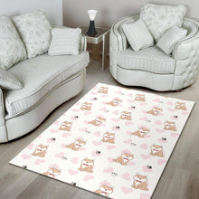 Load image into Gallery viewer, Cute Shiba Inu Heart Pattern Area Rug
