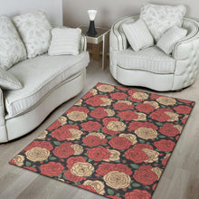 Load image into Gallery viewer, Camellia Pattern Print Design CM01 Area Rugs
