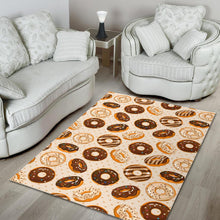 Load image into Gallery viewer, Chocolate Donut Pattern Area Rug
