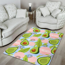 Load image into Gallery viewer, Avocado Pattern Theme Area Rug
