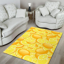 Load image into Gallery viewer, lemon pattern Area Rug
