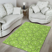 Load image into Gallery viewer, Slices of Lime pattern Area Rug
