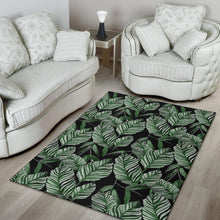 Load image into Gallery viewer, Palm Leaves Pattern Print Design PL09 Area Rugs
