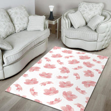 Load image into Gallery viewer, Pink sakura cherry blossom pattern Area Rug
