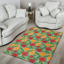 Load image into Gallery viewer, Dahlia Pattern Print Design DH011 Area Rugs
