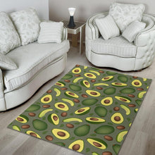 Load image into Gallery viewer, Avocado Pattern Background Area Rug
