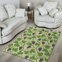 Load image into Gallery viewer, Grape Leaves Pattern Area Rug
