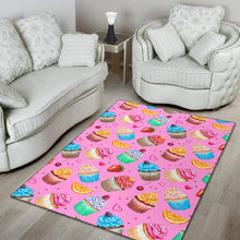 Load image into Gallery viewer, Cupcake Pattern Print Design CP05 Area Rugs
