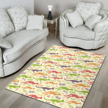 Load image into Gallery viewer, Colorful Kangaroo Pattern Area Rug
