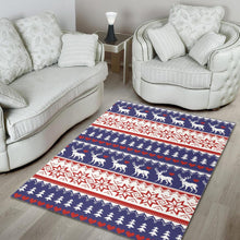 Load image into Gallery viewer, Deer Sweater Printed Pattern Area Rug
