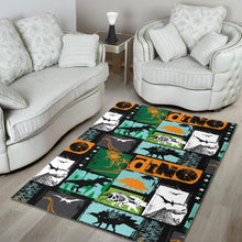 Load image into Gallery viewer, dinosaurs print pattern Area Rug
