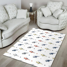 Load image into Gallery viewer, Cute helicopter star pattern Area Rug
