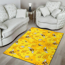 Load image into Gallery viewer, Bee Pattern Print Design BEE01 Area Rugs
