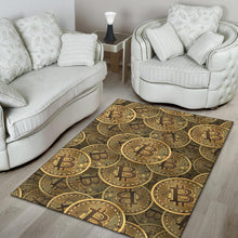 Load image into Gallery viewer, Bitcoin Pattern Print Design DO01 Area Rugs
