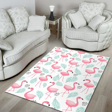 Load image into Gallery viewer, Cute flamingo pattern Area Rug
