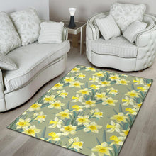 Load image into Gallery viewer, Daffodils Pattern Print Design DF01 Area Rugs
