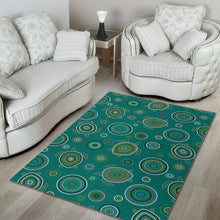 Load image into Gallery viewer, Sea Turtle Aboriginal Pattern Area Rug
