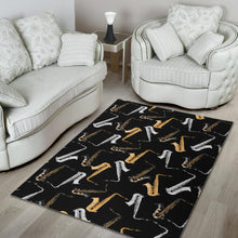 Load image into Gallery viewer, saxophone design pattern Area Rug
