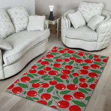 Load image into Gallery viewer, Cherry Leaves Pattern Area Rug
