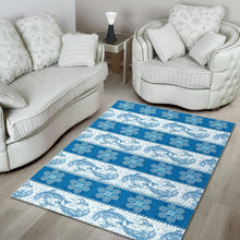 Load image into Gallery viewer, Dolphin Tribal Pattern Area Rug
