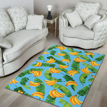 Load image into Gallery viewer, banana leaves banana design pattern Area Rug
