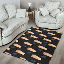 Load image into Gallery viewer, Cheesecake Blueberry Pattern Print Design CK01 Area Rugs
