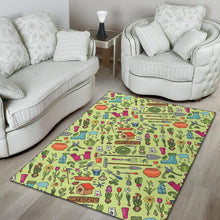 Load image into Gallery viewer, Gardening Pattern Print Design G02 Area Rugs
