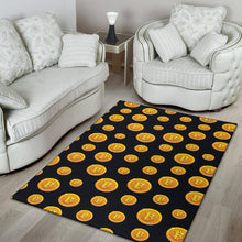 Load image into Gallery viewer, Bitcoin Pattern Print Design DO04 Area Rugs

