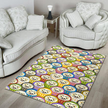 Load image into Gallery viewer, Colorful Daruma Pattern Area Rug
