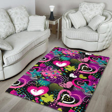Load image into Gallery viewer, heart dot wave star creative design pattern Area Rug
