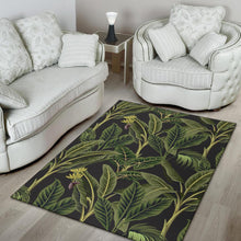 Load image into Gallery viewer, Banana Leaf Pattern Print Design BL04 Area Rugs
