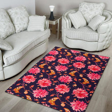 Load image into Gallery viewer, Dahlia Pattern Print Design DH03 Area Rugs
