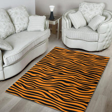 Load image into Gallery viewer, Bengal tigers skin print pattern background Area Rug

