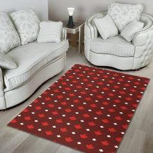 Load image into Gallery viewer, Canadian Maple Leaves Pattern background Area Rug
