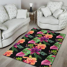 Load image into Gallery viewer, Amaryllis Pattern Print Design AL09 Area Rugs
