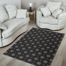 Load image into Gallery viewer, Cobweb Spider Web Pokka Dot Pattern Area Rug
