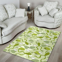 Load image into Gallery viewer, Cute frog dragonfly pattern Area Rug
