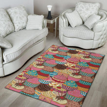 Load image into Gallery viewer, Cupcake Pattern Print Design CP01 Area Rugs
