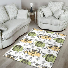 Load image into Gallery viewer, Cow Pattern Area Rug
