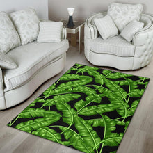 Load image into Gallery viewer, Banana Leaf Pattern Print Design BL01 Area Rugs
