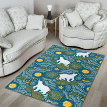 Load image into Gallery viewer, Polar Bear Pattern Area Rug
